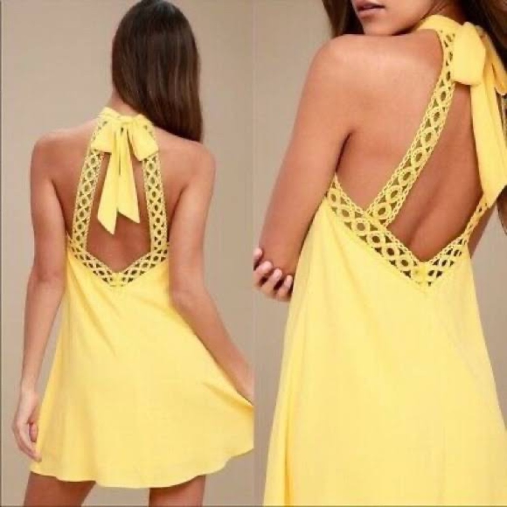 Yellow Lulus Dress